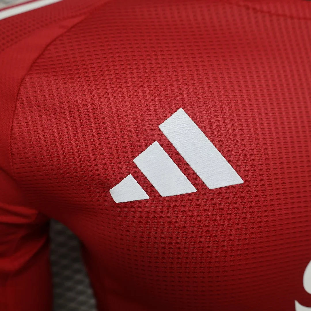 2024/2025 Long Sleeve Player Version Manchester United Home Football Shirt 1:1 Thai Quality