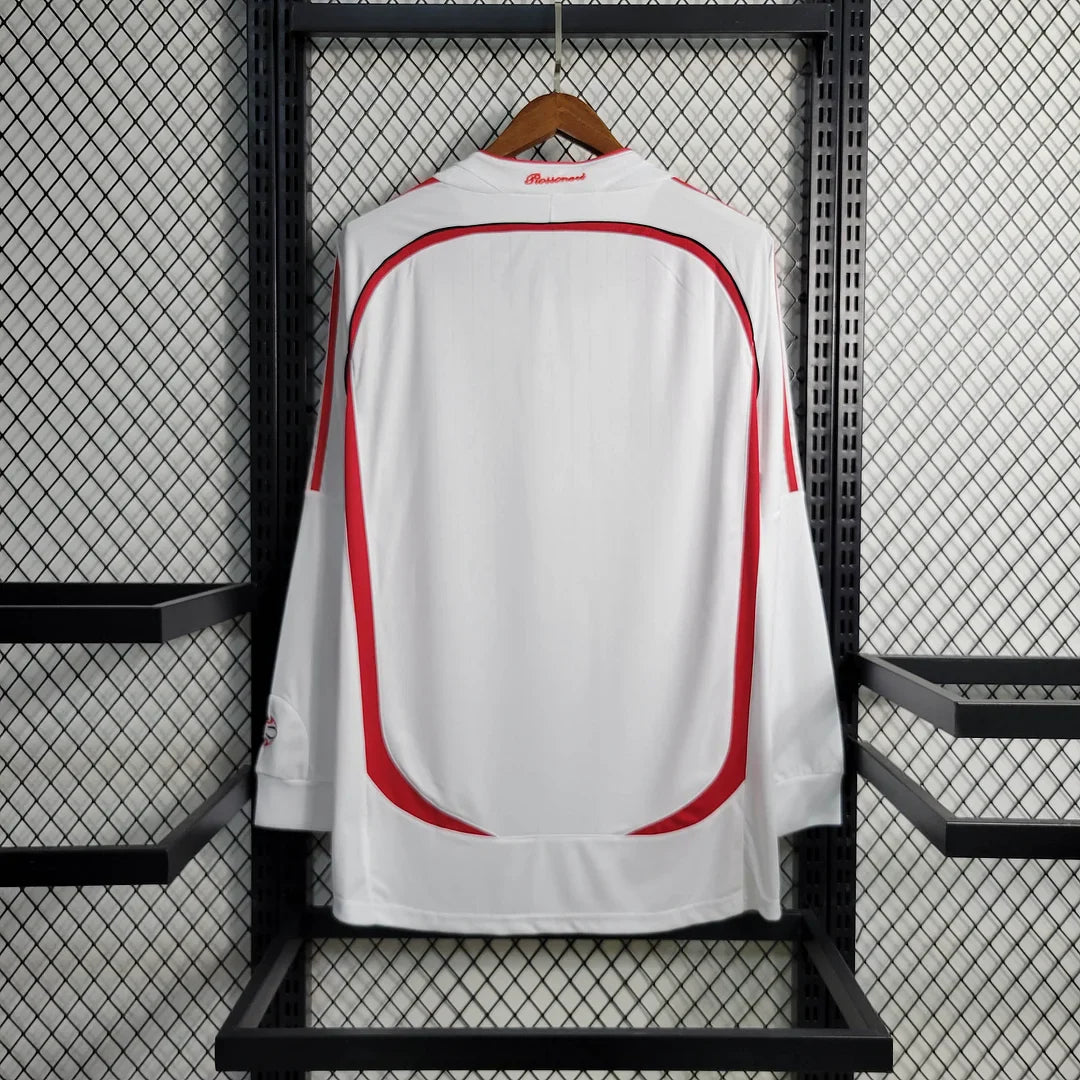 2006/2007 Retro Long Sleeve AC Milan Away Football Shirt 1:1 Thai Quality