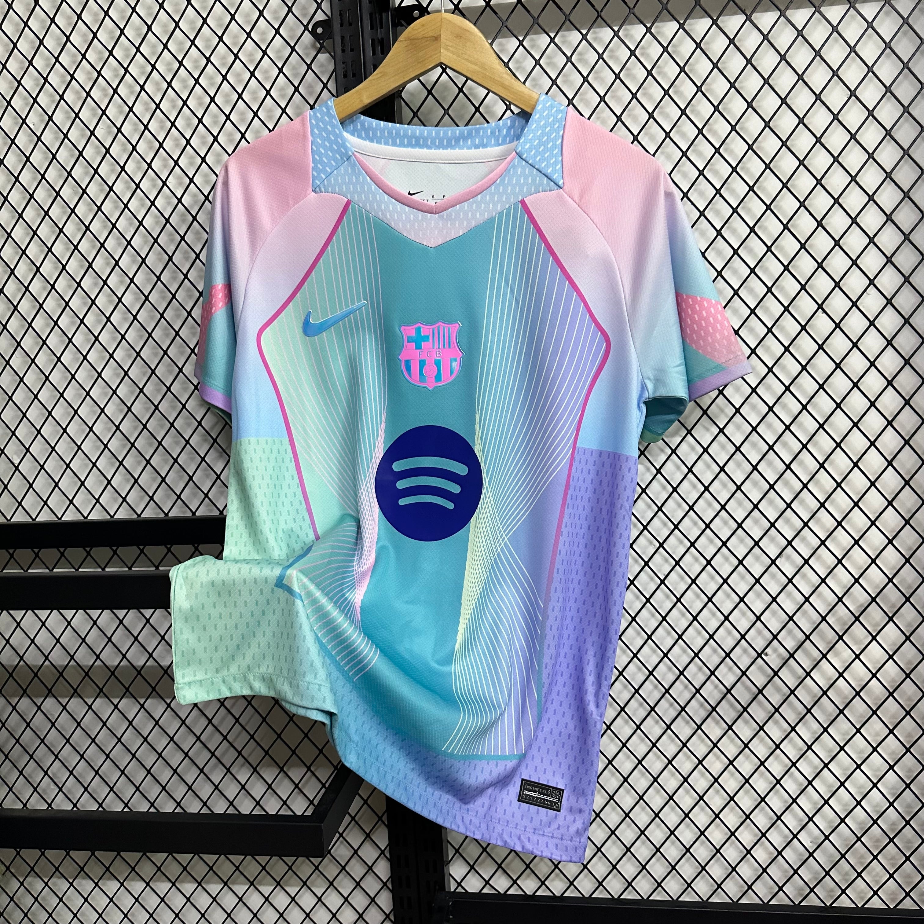 2025/2026 Barcelona Special Edition Dream Wave Pink Football Shirt