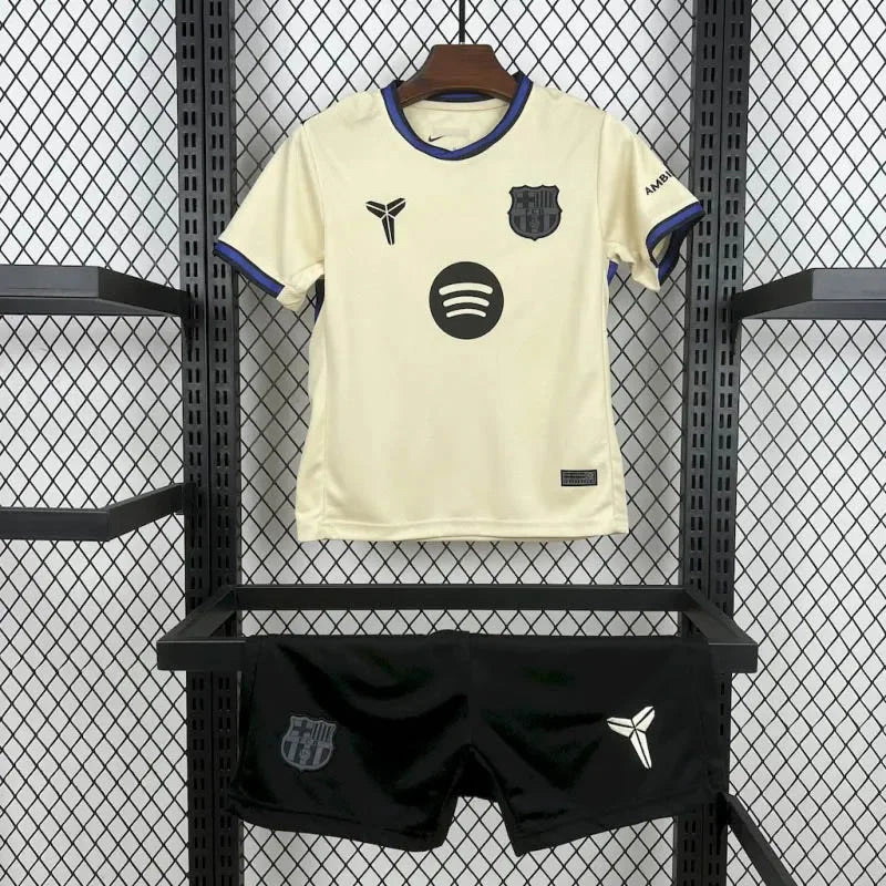 2025/2026 Barcelona Away Football Shirt Kids Size