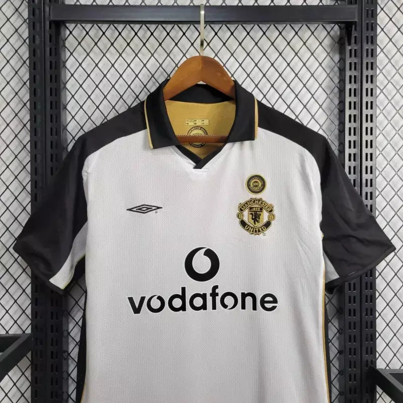 Retro2001/2002 Manchester United Third Centenary Reversible Jersey