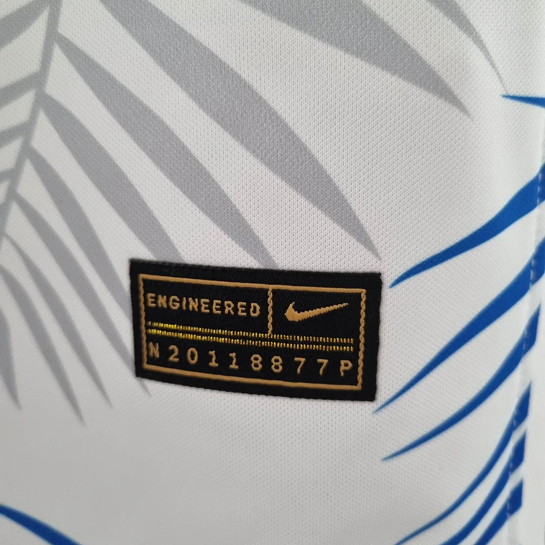 2022 Brazil Blue Beach Football Jersey