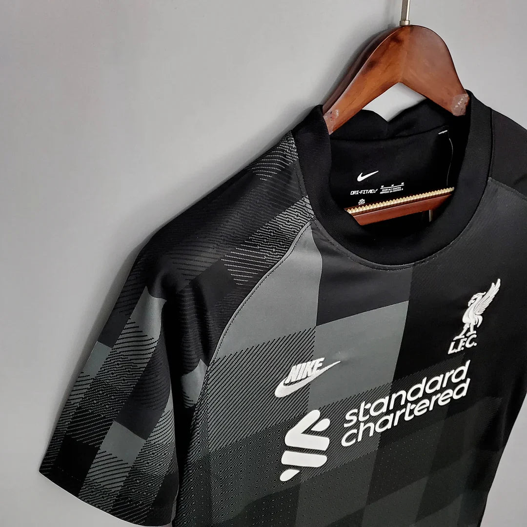 Liverpool Goalkeeper Soccer Jersey Black 2021/2022 Retro 1:1 Thai Quality